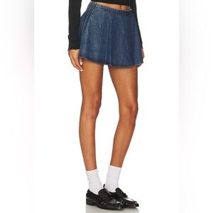 Free People We The Free Paradise Found Denim Skort